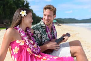 couple wearing aloha shirts 331393271 hateii hawiia hawaii. hawaiii hawiaii hwaii hawaai hawall hawii hawwai hawwaii hawwii hiwaii haiwaii hawia hawwi