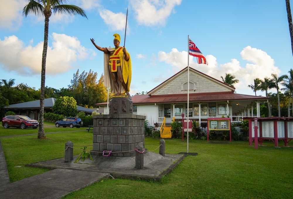 Hawaiian King Kamehameha statue