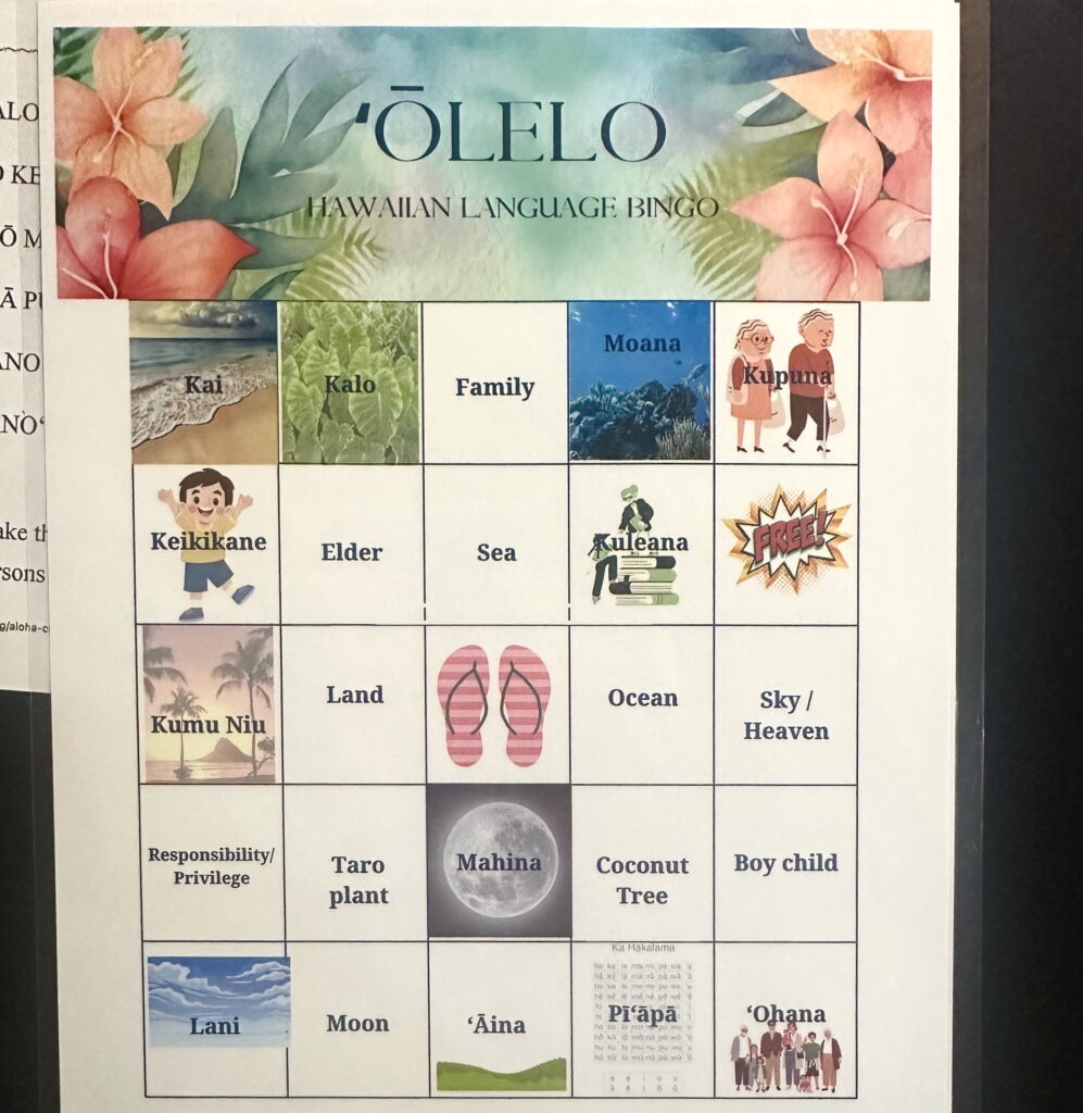 Hawaiian bingo