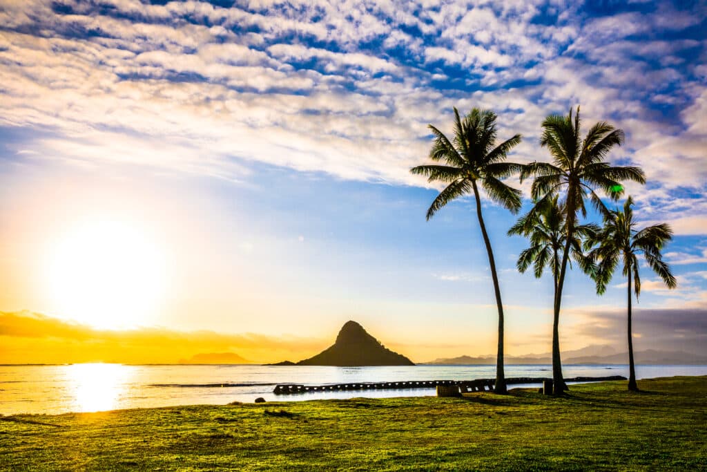 Sunrise from Chinaman's Hat on Oahu, Hawaiihateii hawiia hawaii. hawaiii hawiaii hwaii hawaai hawall hawii hawwai hawwaii hawwii hiwaii haiwaii hawia hawwi 557636179